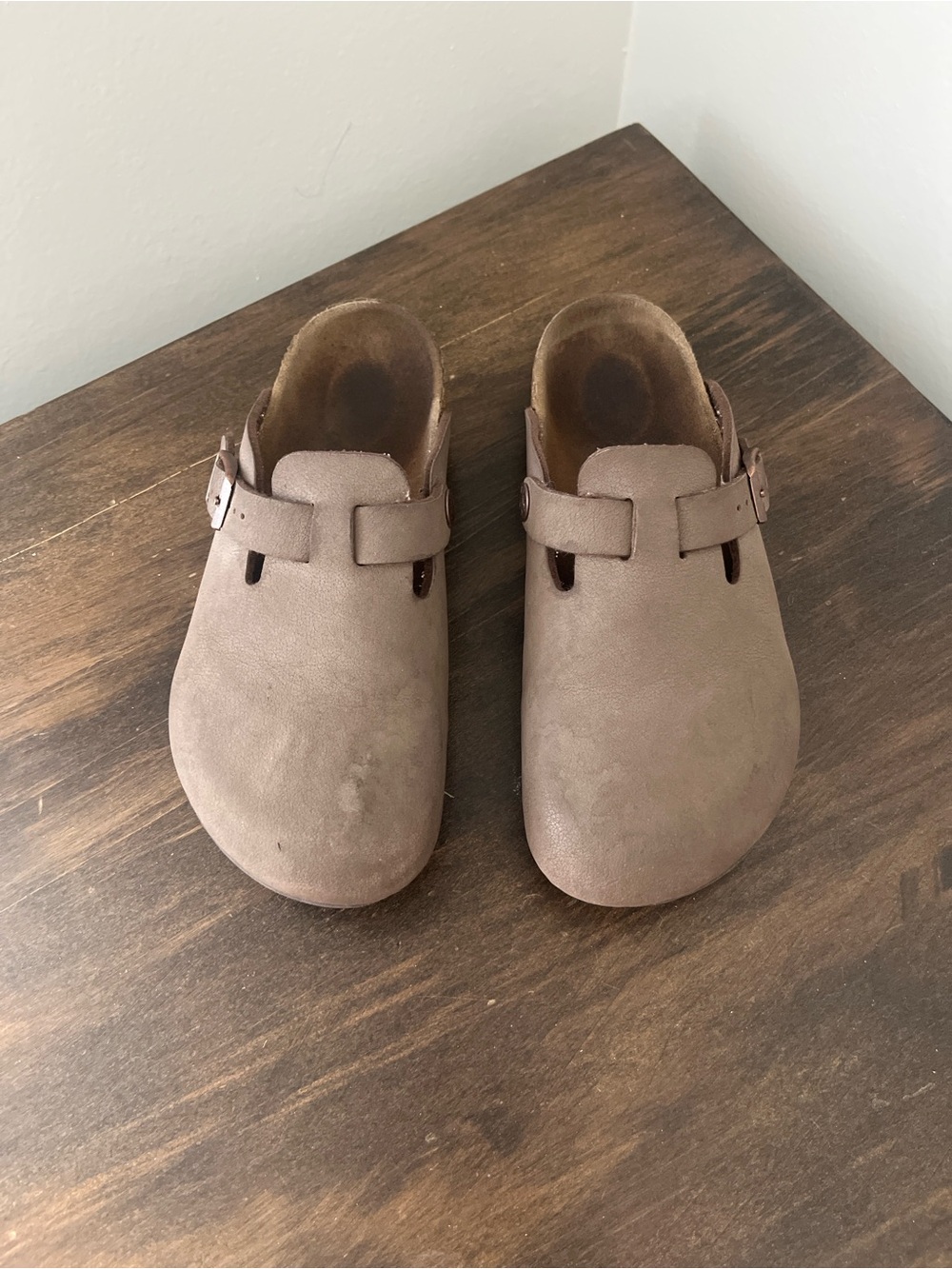 Kids Slip-On Clog in Taupe by Birkenstock